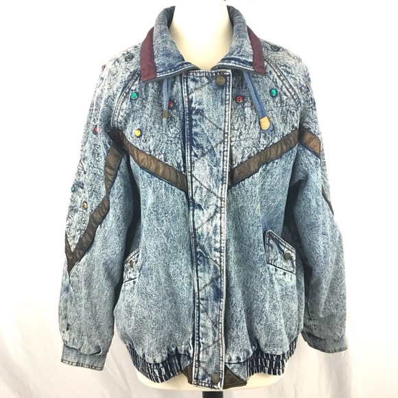 80s denim jacket womens